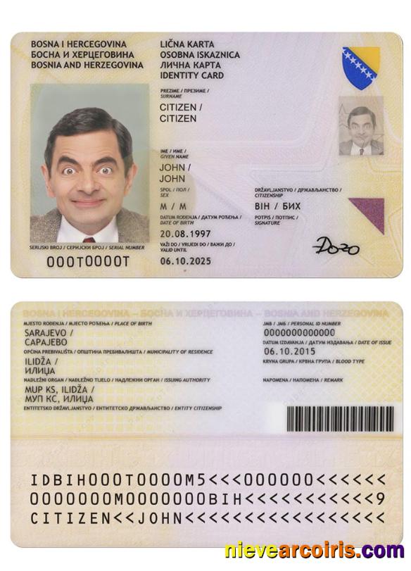 BOSNIA AND HERZEGOVINA ID 2015-2025